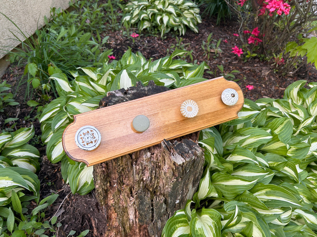 Handcrafted Vintage Knob Jewelry/Key Hanger