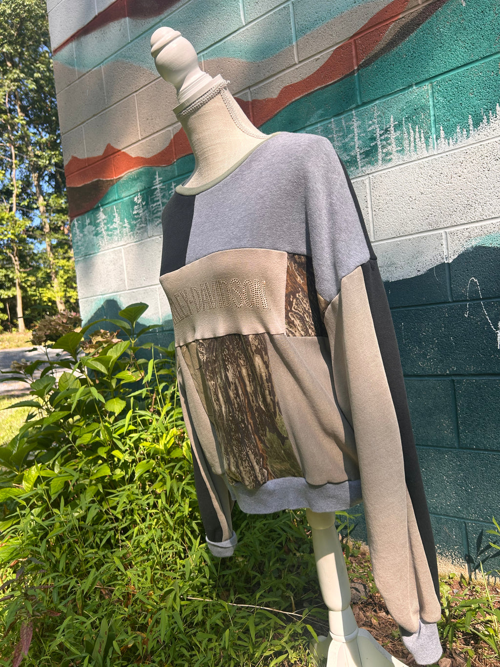Harley Davidson Camo Reworked Crewneck