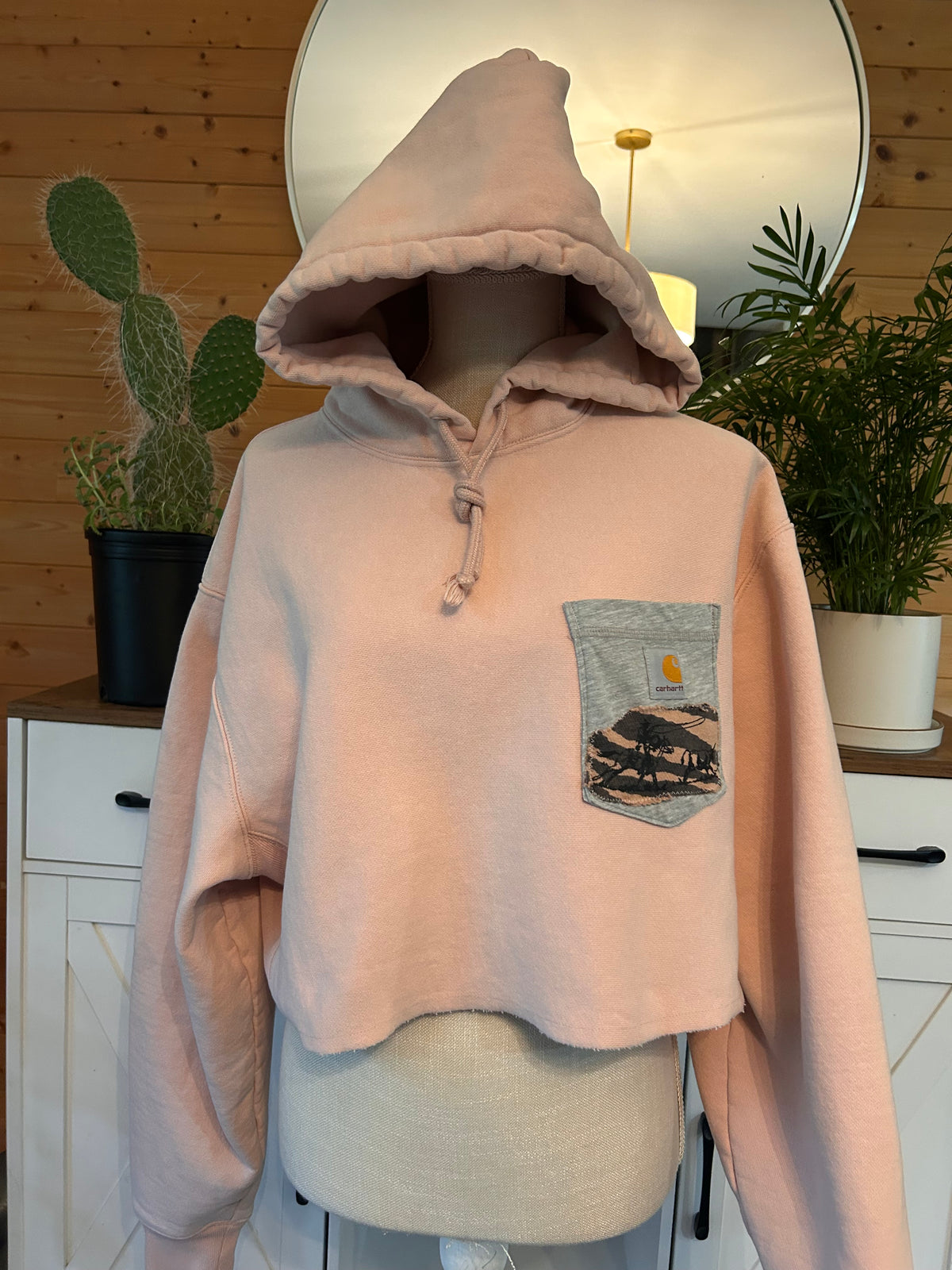 Desert Trail Cropped Hoodie
